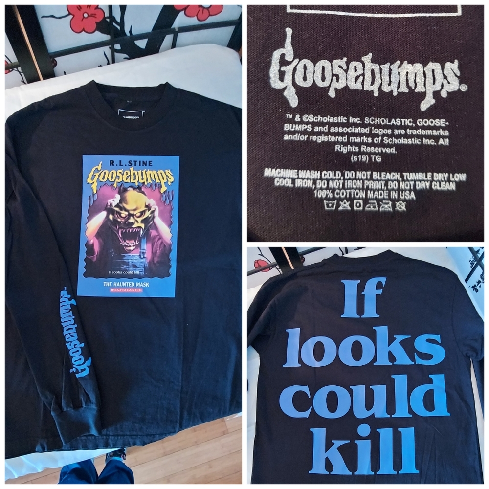 Goosebumps tshirt size medium unisex 100% cotton